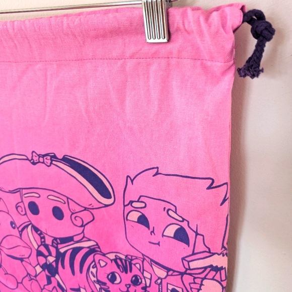 Makeship 2022 Collectable Pink Purple Jumbo Drawstring Bag - Picture 5 of 9